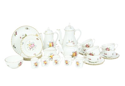 Lot 570 - A Royal Worcester tea and coffee set in the 'Delecta' pattern.