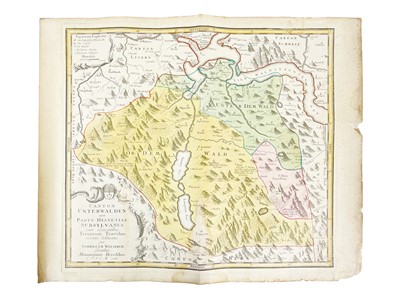 Lot 220 - (Switzerland) Gabriel Walser (1695–1776) and Homann Heirs publishers