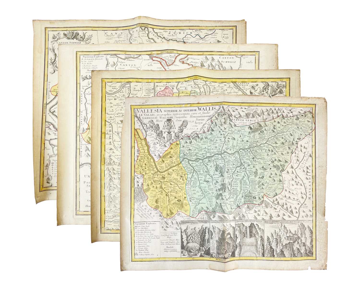 Lot 220 - (Switzerland) Gabriel Walser (1695–1776) and Homann Heirs publishers