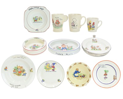Lot 572 - A collection of nursery china.