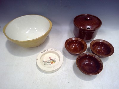 Lot 49 - A T G Green 31cm diameter Mixing Bowl, a...