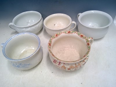 Lot 102 - Five Chamber Pots.