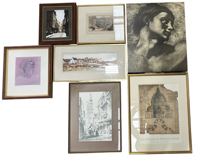 Lot 79 - A collection of prints, including one by Ian...