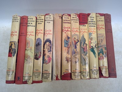 Lot 54 - Twelve Enid BLYTON, Five Books. The Books date...