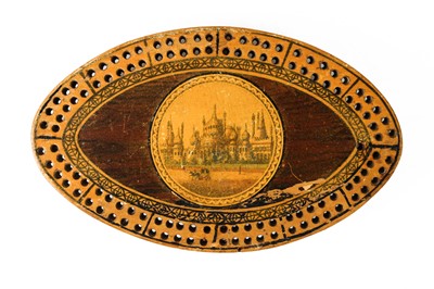 Lot 325 - A Regency treen cribbage board.