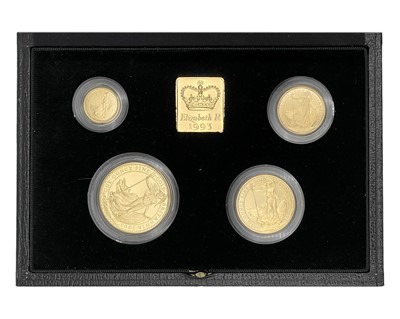 Lot 212 - A GB 1997 Britannia Gold Proof Collection coin set.
