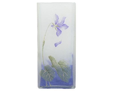 Lot 584 - A Daum glass vase.