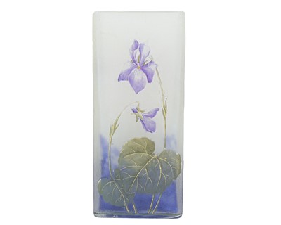 Lot 584 - A Daum glass vase.