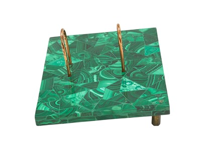 Lot 18 - A collection of polished malachite.