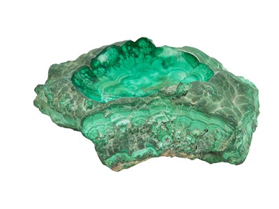 Lot 18 - A collection of polished malachite.
