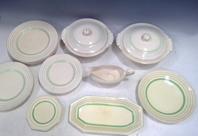 Lot 71 - Clarice Cliff, Kirklands and A J Wilkinson...