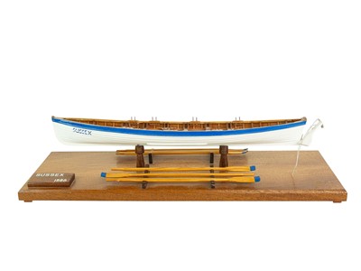 Lot 241 - A scratch-built model of the Bryher pilot gig 'Sussex'.