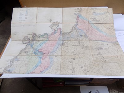 Lot 1270 - "Geological Plan of Tintagel & District."...