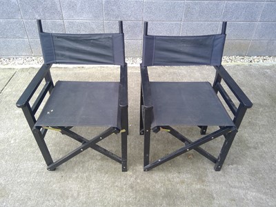Lot 23 - Two Directors Chairs " Charlestown on Film ".