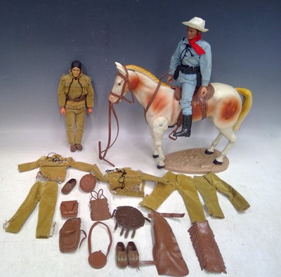 Lot 22 - A Mid-century Lone Ranger, Tonto and Silver.