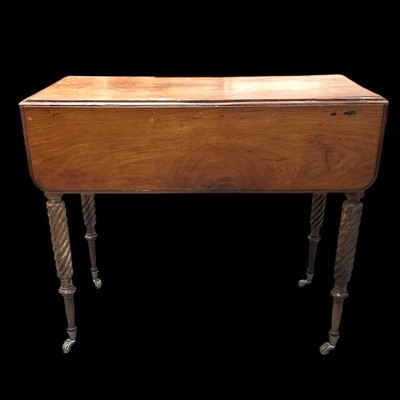 Lot 139 - A Victorian mahogany single-drawer Pembroke...