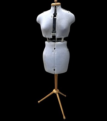Lot 141 - A vintage dress maker's fully adjustable dummy.