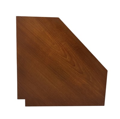 Lot 152 - Ladderax - three corner shelves, 81cm x 80.5cm.