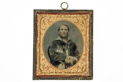 Lot 92 - Six Victorian ambrotypes.