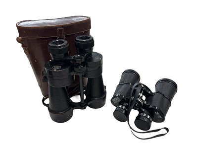 Lot 187 - Two pairs of binoculars - a pair by Ross,...