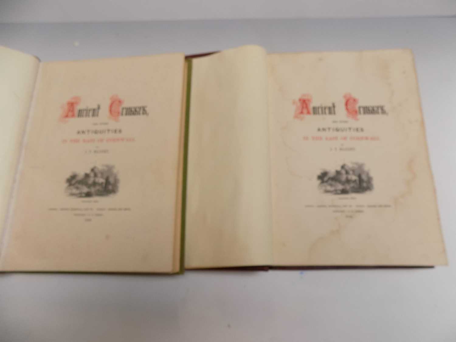 Lot 1282 - J. T. BLIGHT. "Ancient Crosses and other...