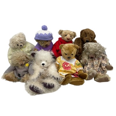 Lot 188 - Eight collector bears, including Studio 44,...
