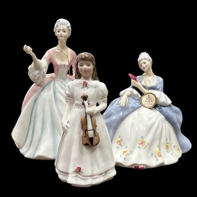 Lot 197 - Three Royal Doulton Ladies, Wistful, Diana and...