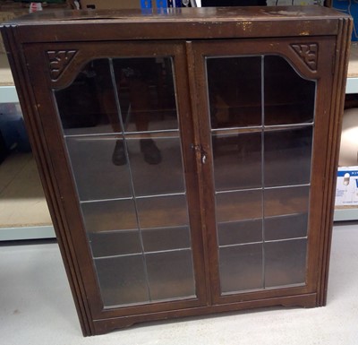 Lot 19 - An Oak Display Cabinet. The Cabinet is 106cm...