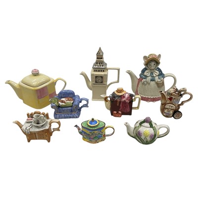Lot 233 - A collection of Novelty Teapots, including...