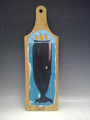 Lot 1 - Stephen Camps (1957), Hand-painted Wooden...