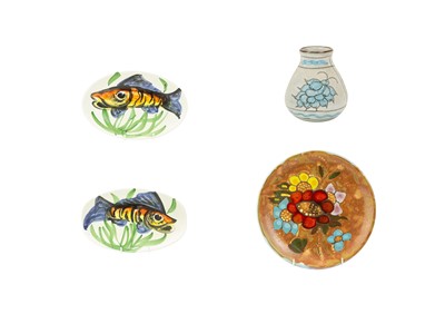 Lot 687 - Vallauris, four pieces of pottery.