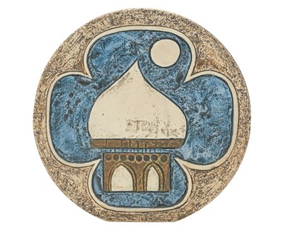 Lot 685 - A Troika pottery 'Taj Mahal' pattern wheel vase.