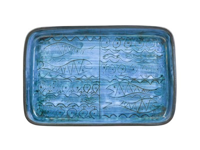 Lot 683 - A Troika rectangular shallow dish.