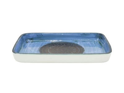 Lot 734 - A Troika rectangular shallow dish.