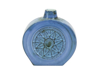 Lot 659 - A Troika flask vase.