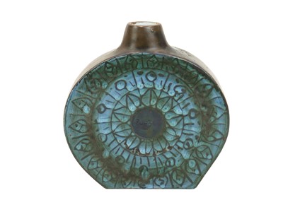 Lot 667 - A Troika flask vase.