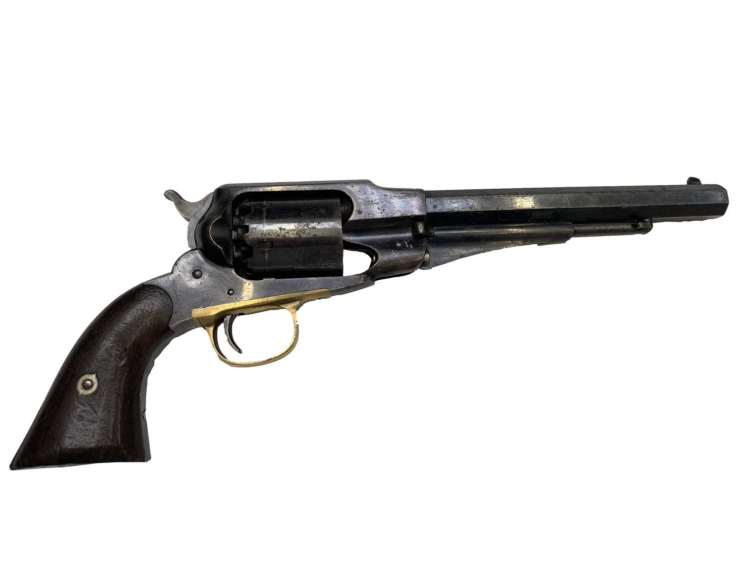 Lot 337 - An E Remington six shot new model army 1858...