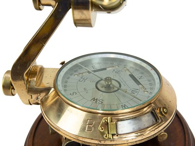 Lot 13 - A Cooke, Troughton & Simms Ltd brass miner's dial.