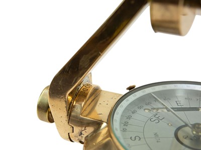 Lot 13 - A Cooke, Troughton & Simms Ltd brass miner's dial.