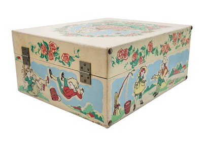 Lot 24 - A mid century Decca portable nursery gramophone.