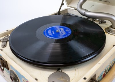 Lot 24 - A mid century Decca portable nursery gramophone.