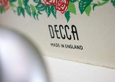 Lot 24 - A mid century Decca portable nursery gramophone.