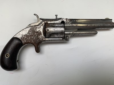 Lot 343 - A 19th Century Smith & Wesson 5 shot revolver,...