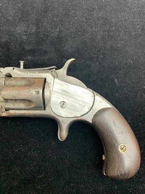 Lot 343 - A 19th Century Smith & Wesson 5 shot revolver,...