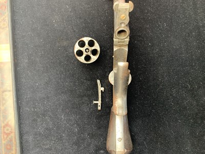 Lot 343 - A 19th Century Smith & Wesson 5 shot revolver,...