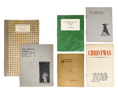 Lot 30 - (Signed Poetry) Sydney Matthewman