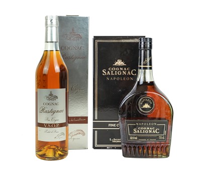 Lot 371 - Fine cognac, two bottles.