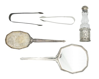 Lot 139 - A selection of silver items.