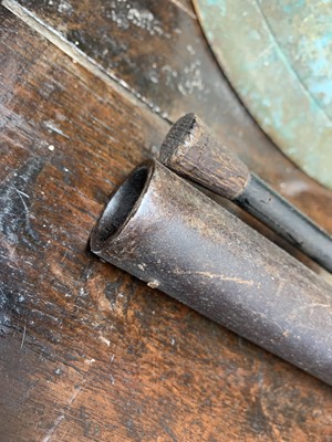 Lot 352 - A 19th-century percussion 8 bore duck gun, of...