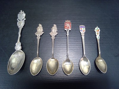 Lot 34 - Six Silver Spoons. The Spoons are Hallmarked...